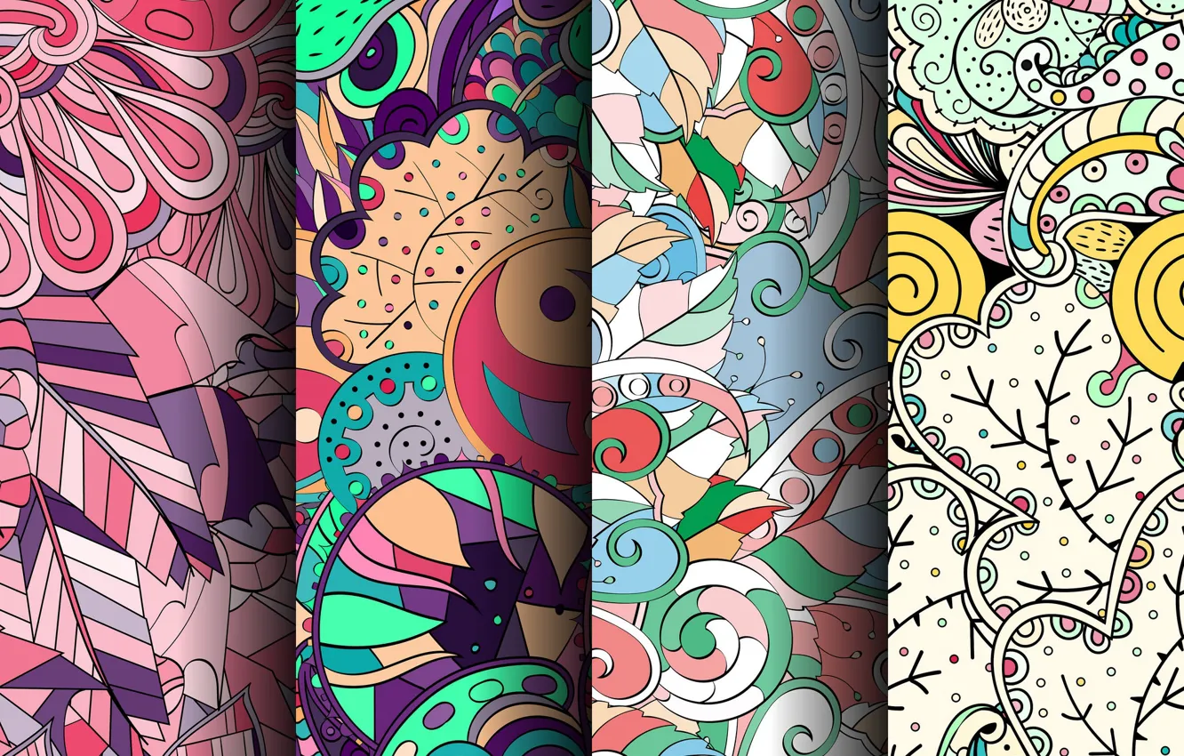 Photo wallpaper background, pattern, colorful, patterns, seamless