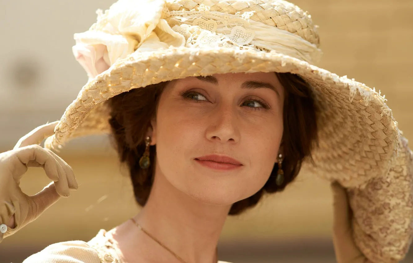 Photo wallpaper girl, movie, the film, hat, vintage