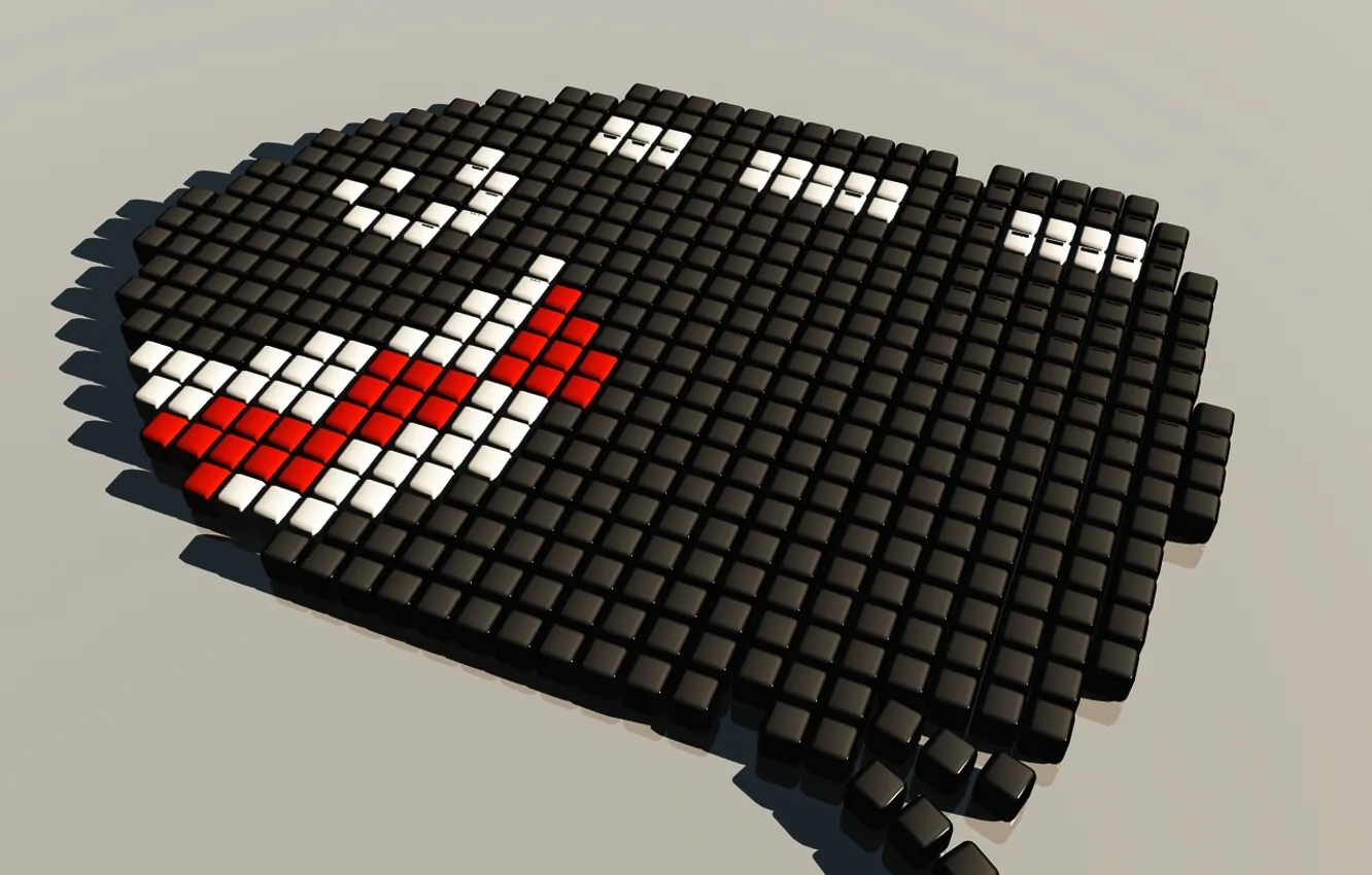 Photo wallpaper cubes, Mario, -