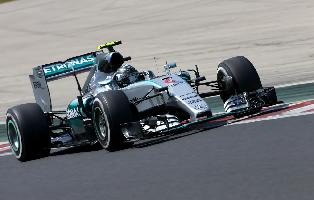 Photo wallpaper Mercedes, AMG, Team, The front, Nico Rosberg, W 06