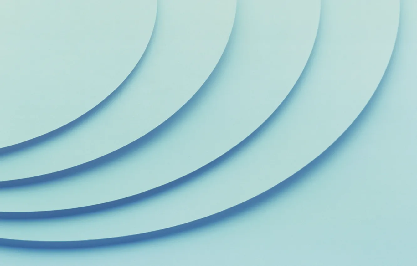 Photo wallpaper circles, blue, texture