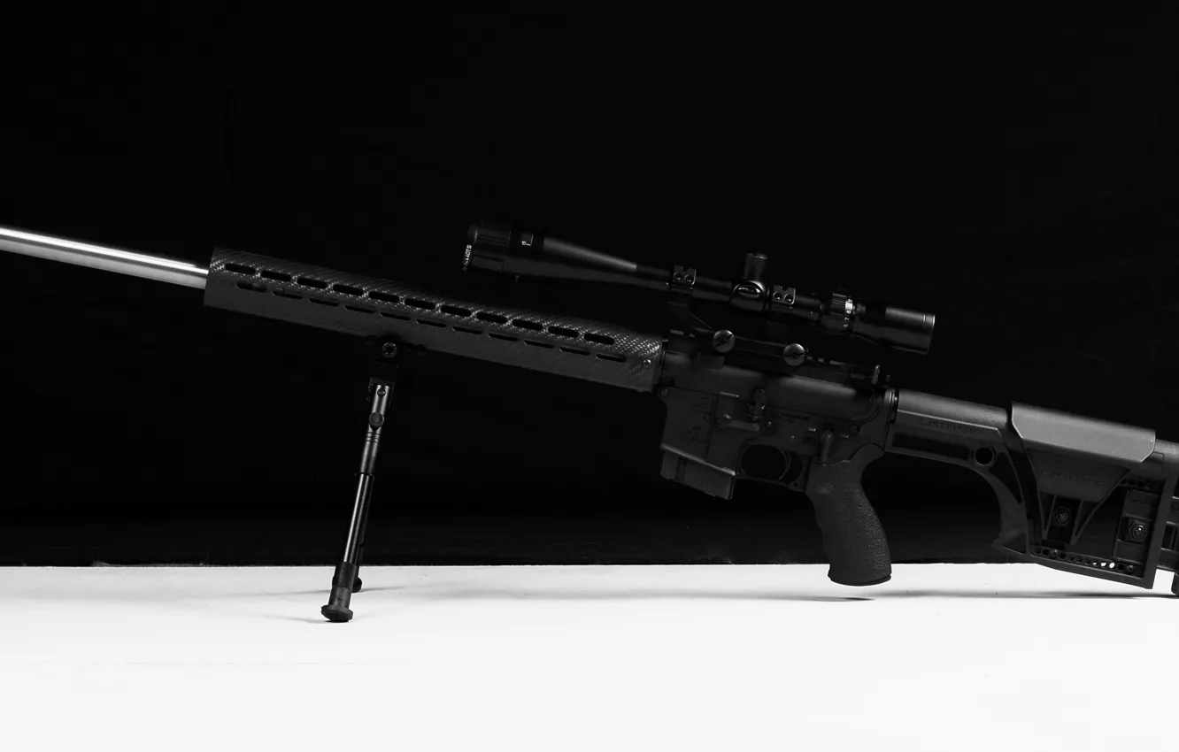 Photo wallpaper design, background, optics, rifle, assault, AR-15