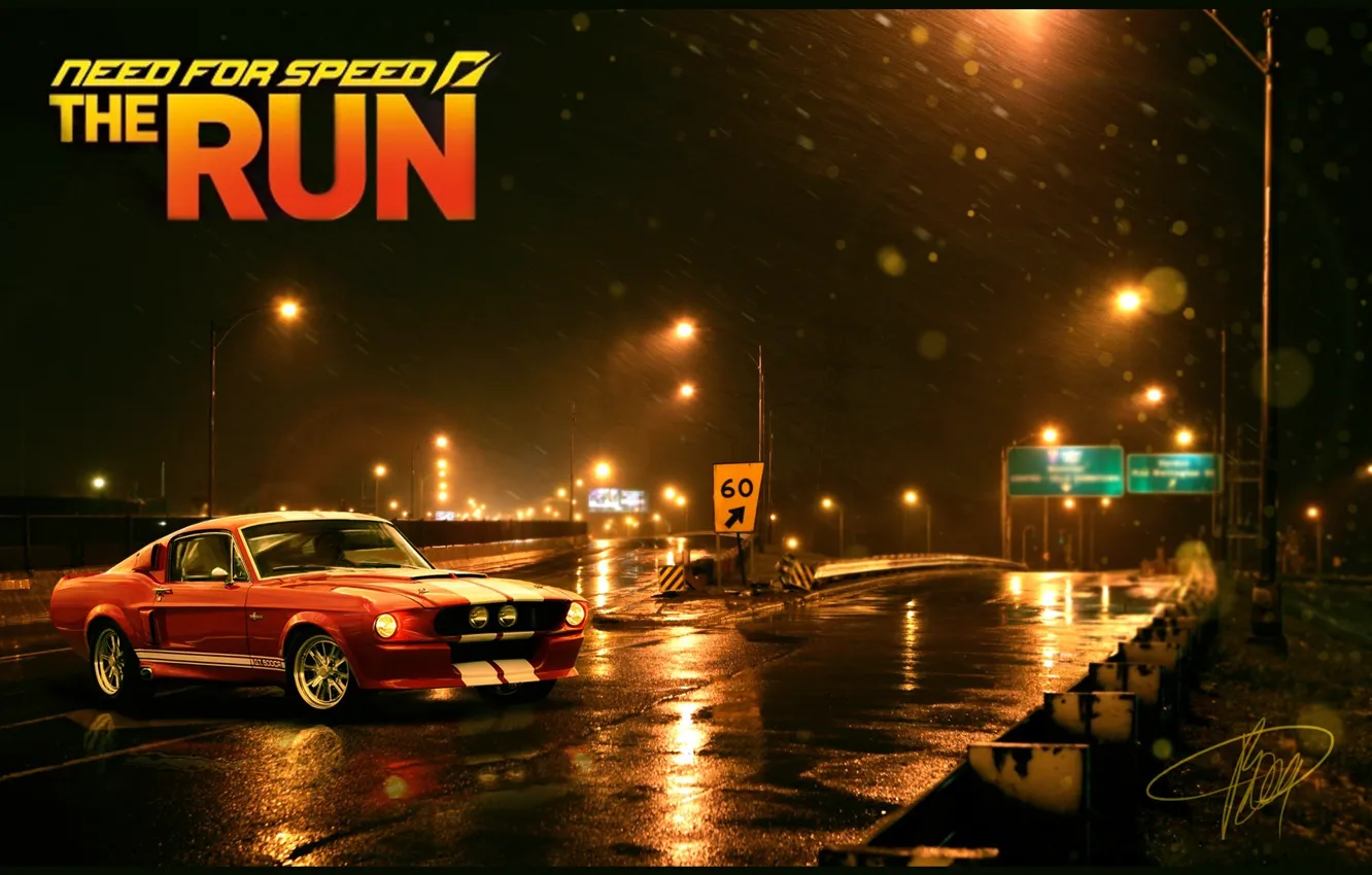 Photo wallpaper nfs, The, run, Shelby GT500 cr (1967)