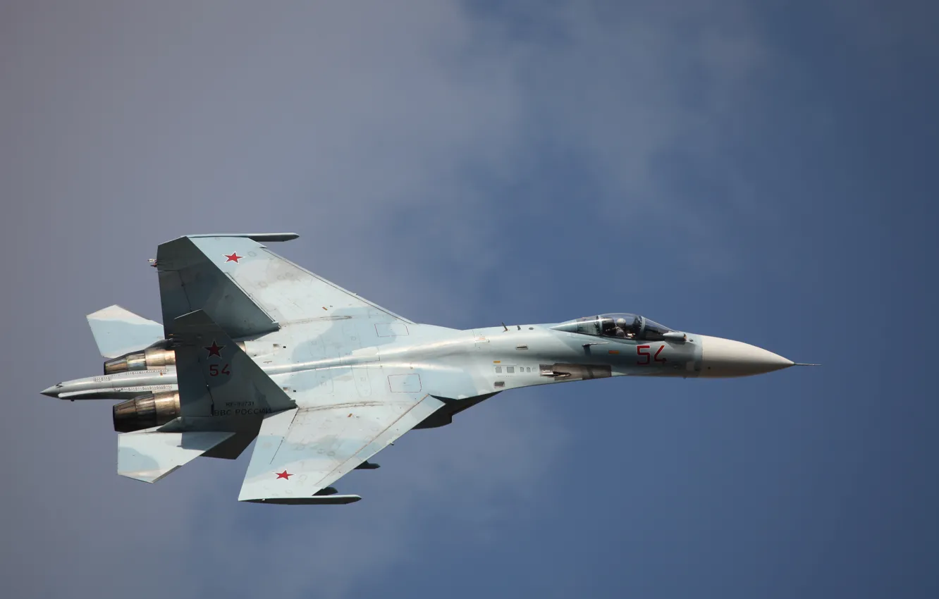 Photo wallpaper fighter, dry, Flanker, the Russian air force, Su-27SM3