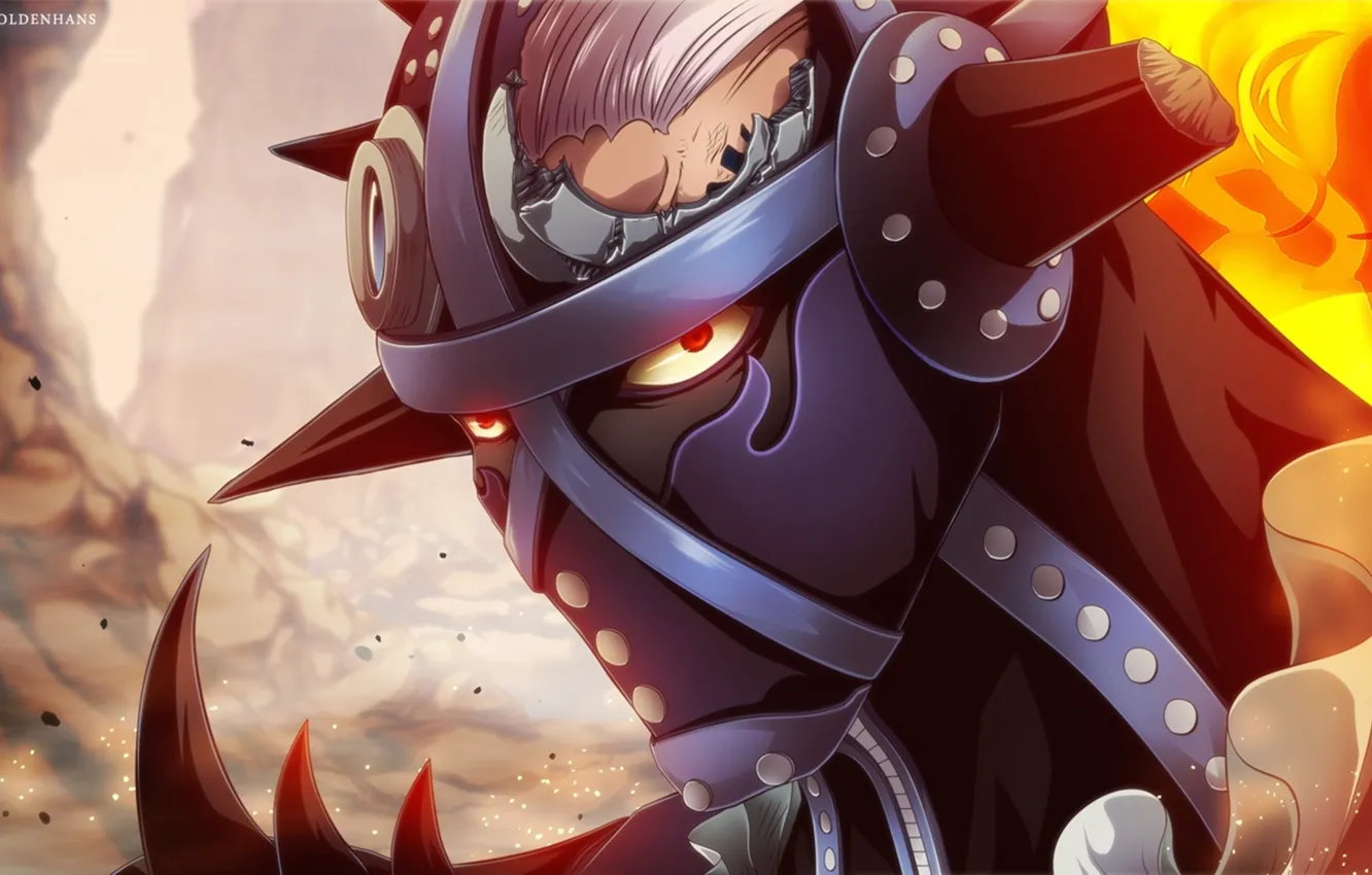 Photo wallpaper game, One Piece, pirate, bird, anime, evil, asian, mask