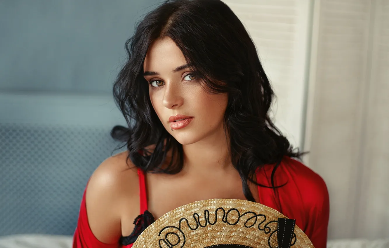 Photo wallpaper portrait, mole, Anna Kulakova
