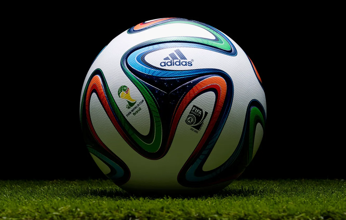 Photo wallpaper wallpaper, Adidas, football, ball, World Cup, 2014, Brazuca