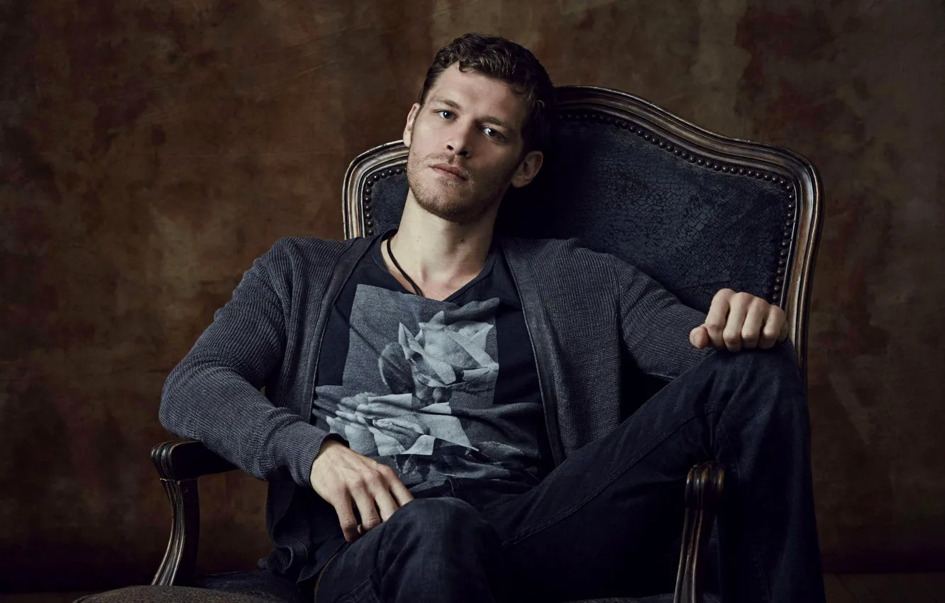Photo wallpaper chair, actor, male, the series, Joseph Morgan, Klaus, Joseph Morgan, Klaus