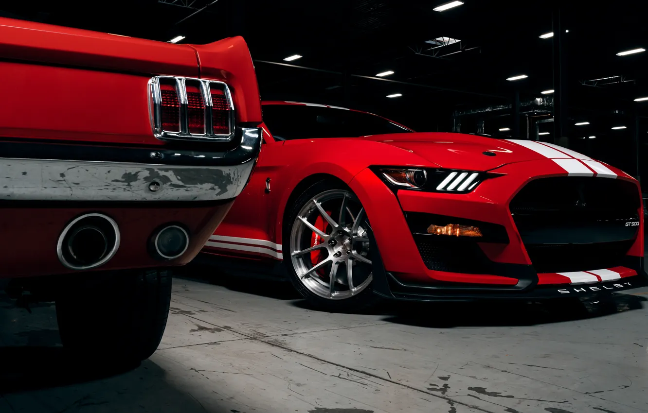 Photo wallpaper Mustang, Ford, Shelby, GT500, Shelby GT500, GT 500, Fastback, Shelby GT500 65 Fastback