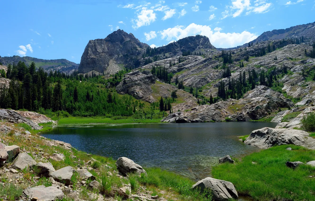 Photo wallpaper USA, Mn, Minnesota, Lake Lillian, Big Cottonwood Canyon, Kandiyohi County