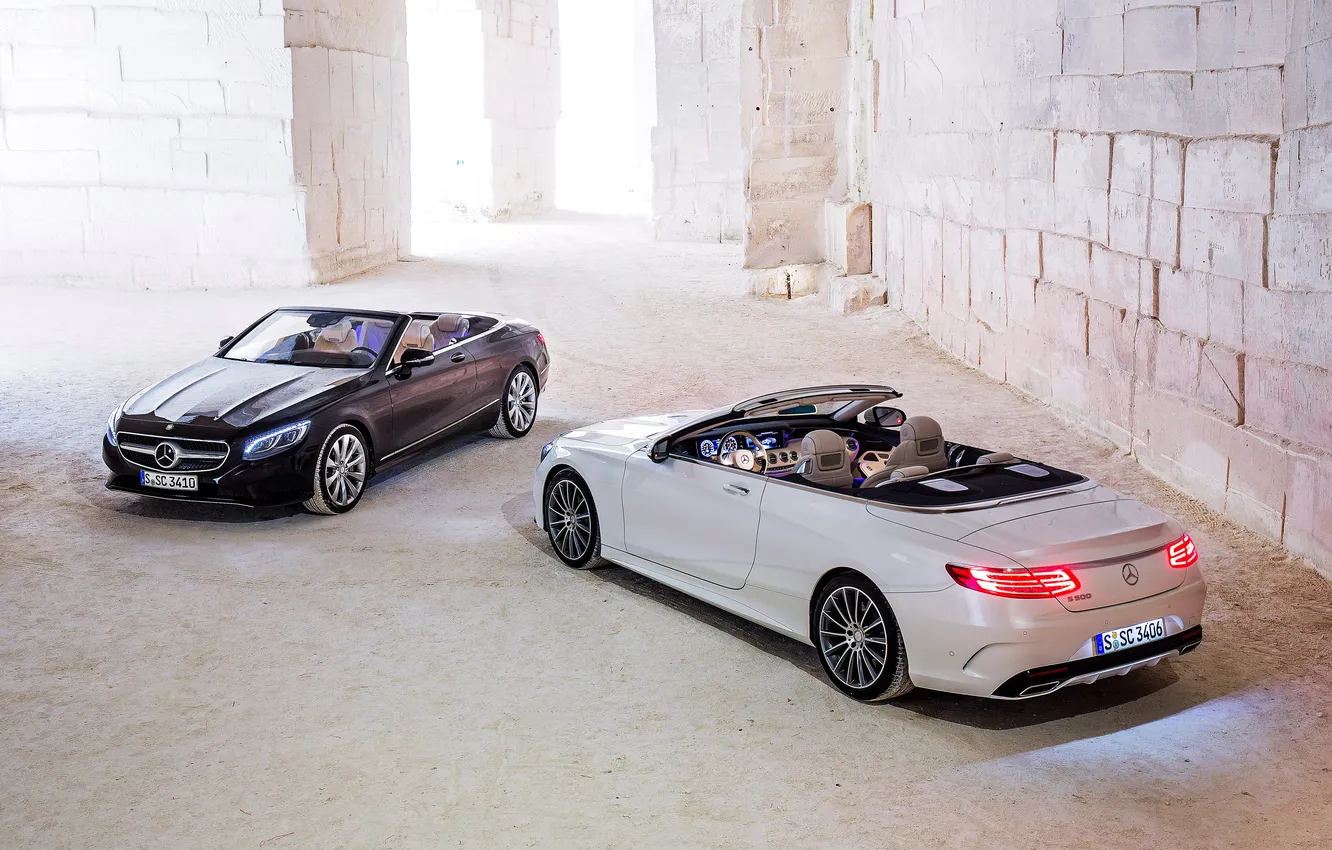 Photo wallpaper Mercedes-Benz, convertible, Mercedes, AMG, Cabriolet, S-Class, A217