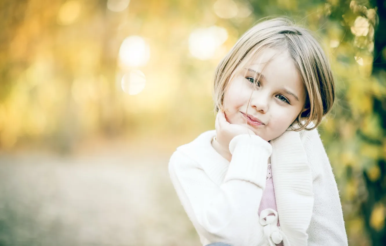 Photo wallpaper look, mood, girl