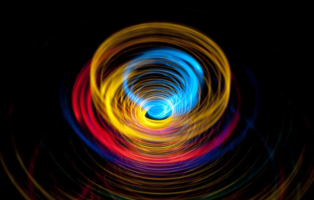 Photo wallpaper background, paint, ring, whirlpool