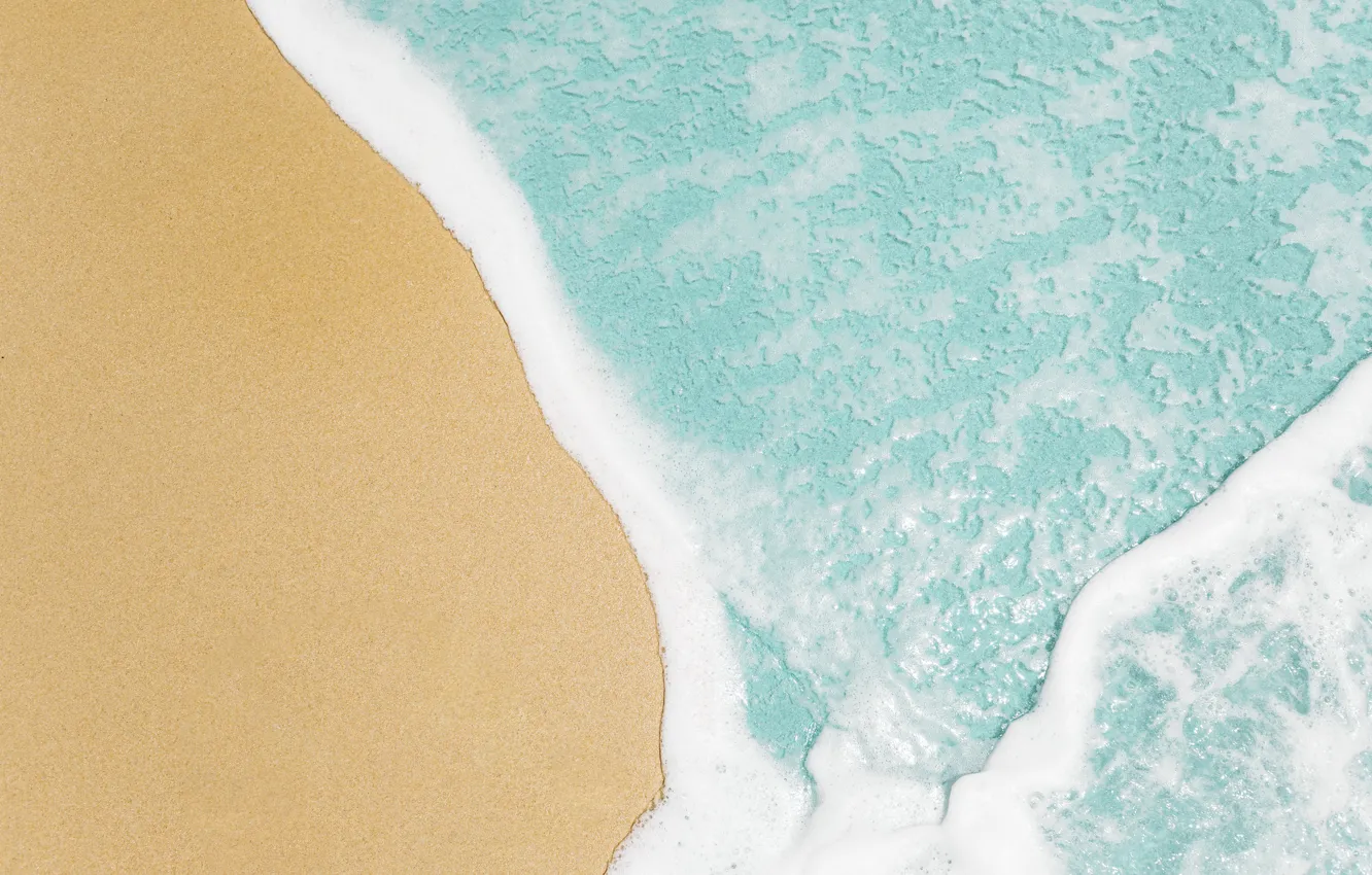 Photo wallpaper sand, sea, wave, beach, summer, summer, beach, sea