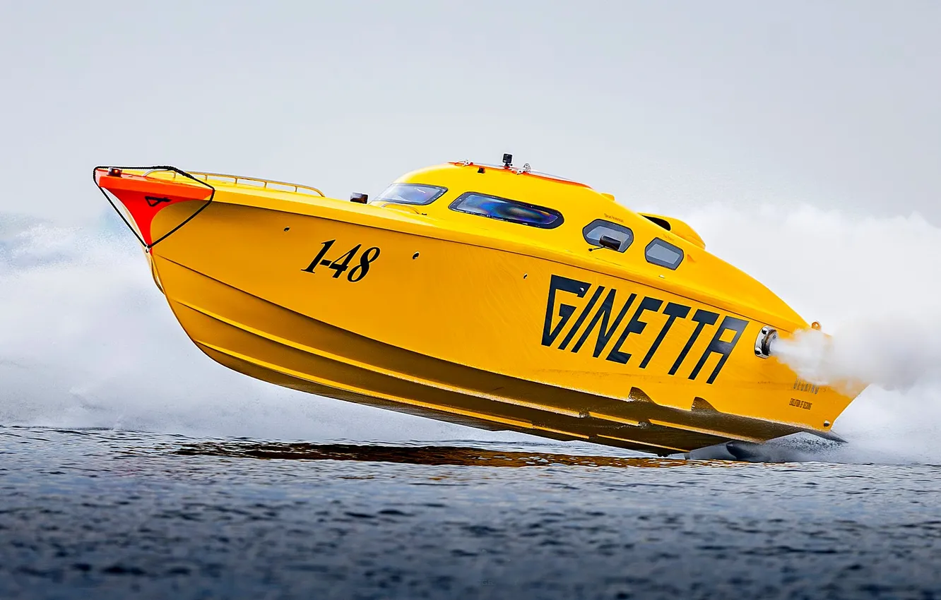 Photo wallpaper race, boat, speed