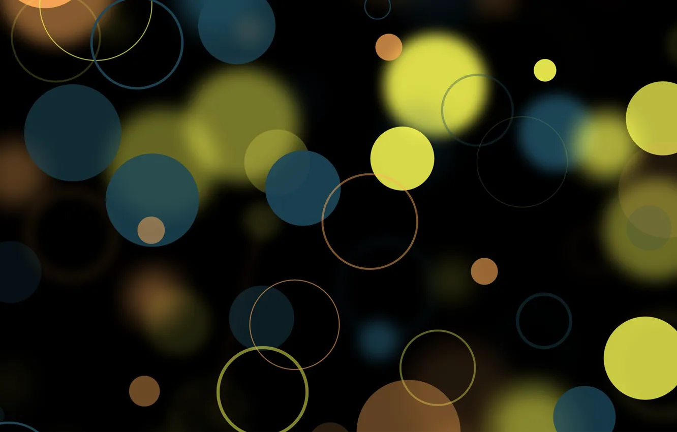Photo wallpaper circles, abstraction, glare, Wallpaper, blur, wallpaper, bokeh