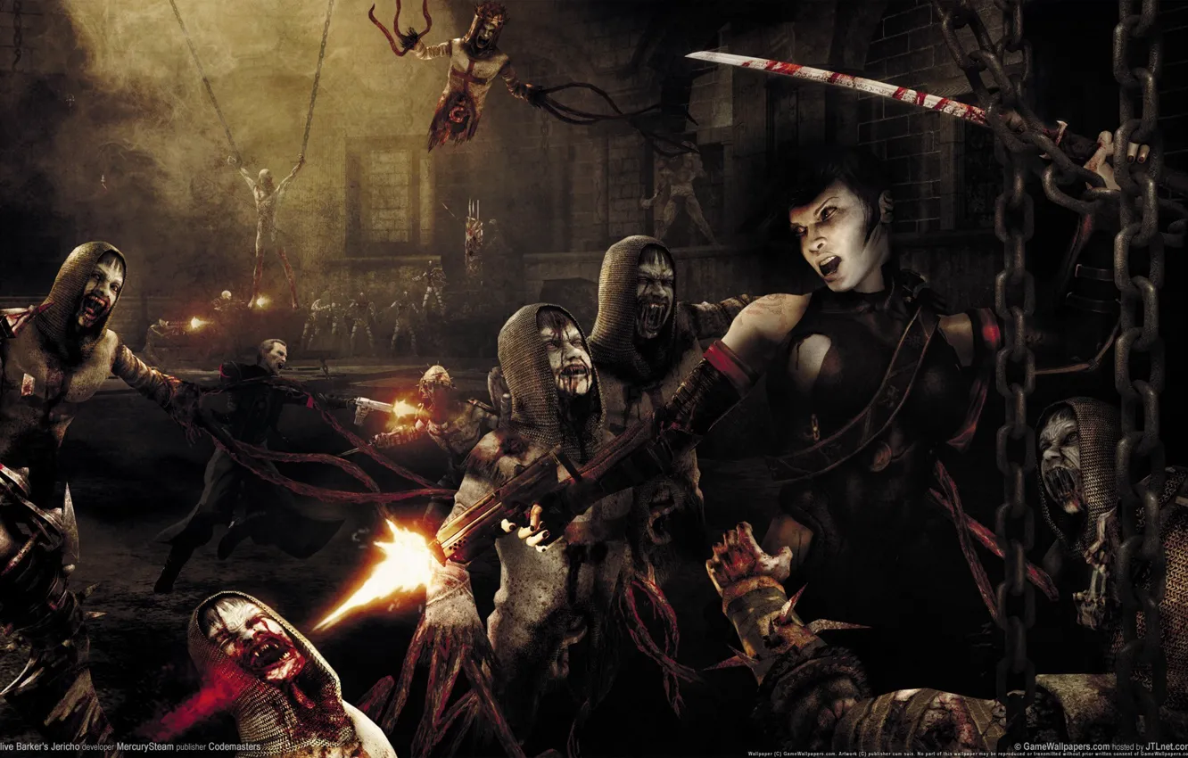 Photo wallpaper monster, Clive Barker's Jericho, Jericho