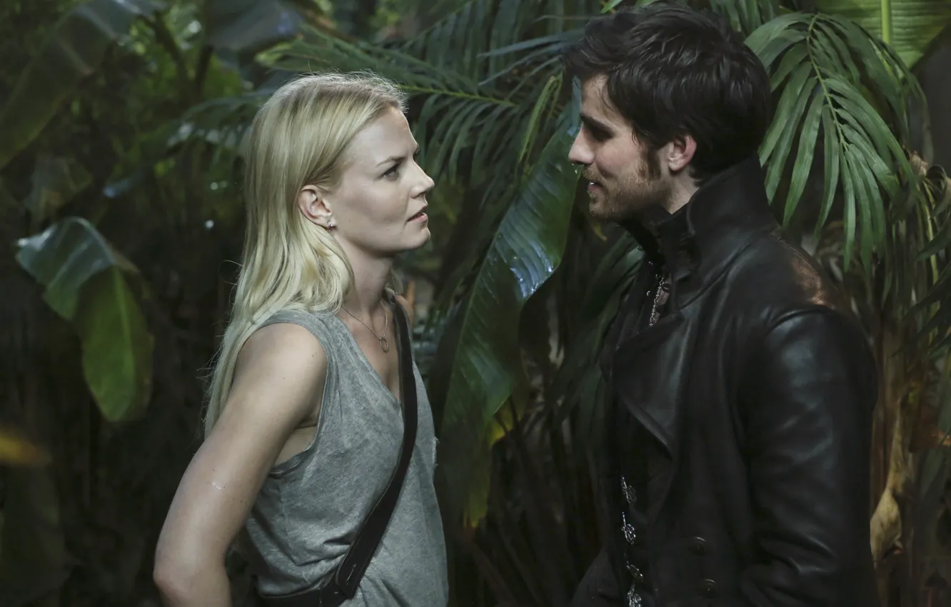 Photo wallpaper Once upon a time, Killian Jones, Emma Swan