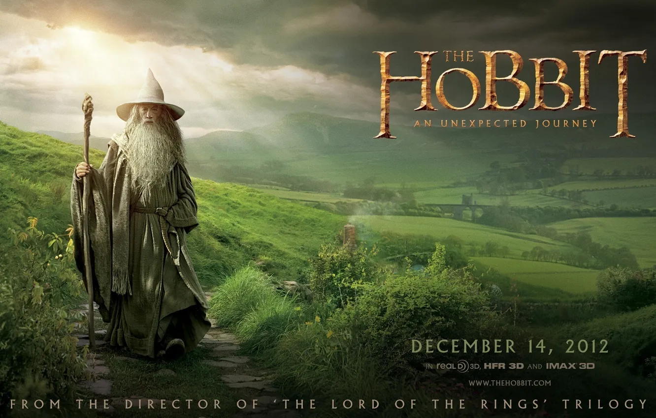 Photo wallpaper movie, the old man, Hobbit