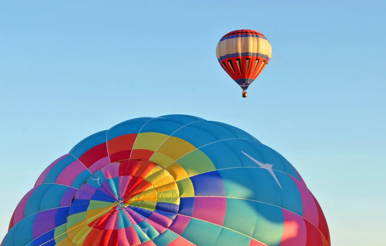 Photo wallpaper the sky, balls, sport