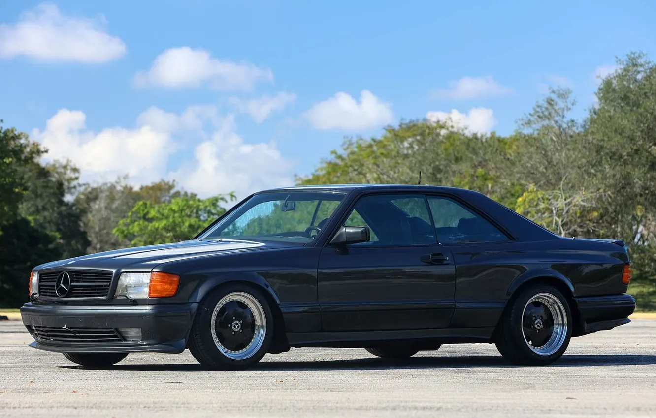 Photo wallpaper AMG, Mercedes - Benz, Widebody, 560sec, c126