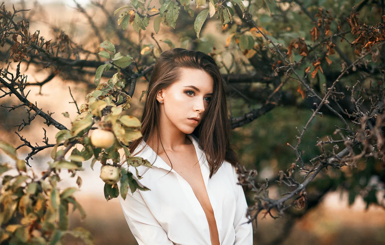 Photo wallpaper model, pretty, Oleg Kovalenko