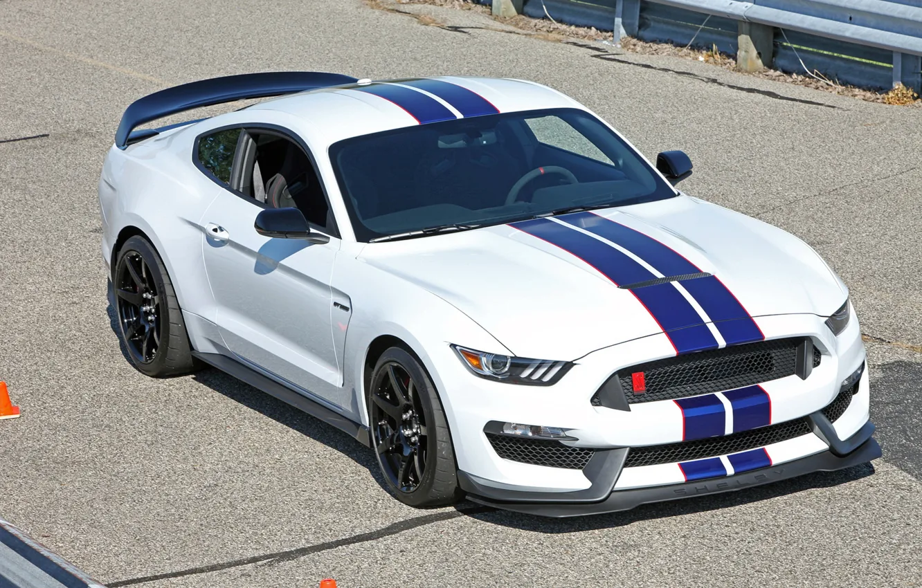 Photo wallpaper Mustang, Ford, Shelby, GT350R, Raceway, Grattan, at
