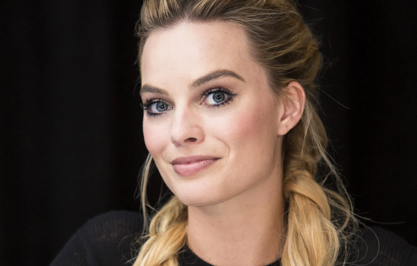 Photo wallpaper girl, makeup, Margot Robbie, Margot Robbie