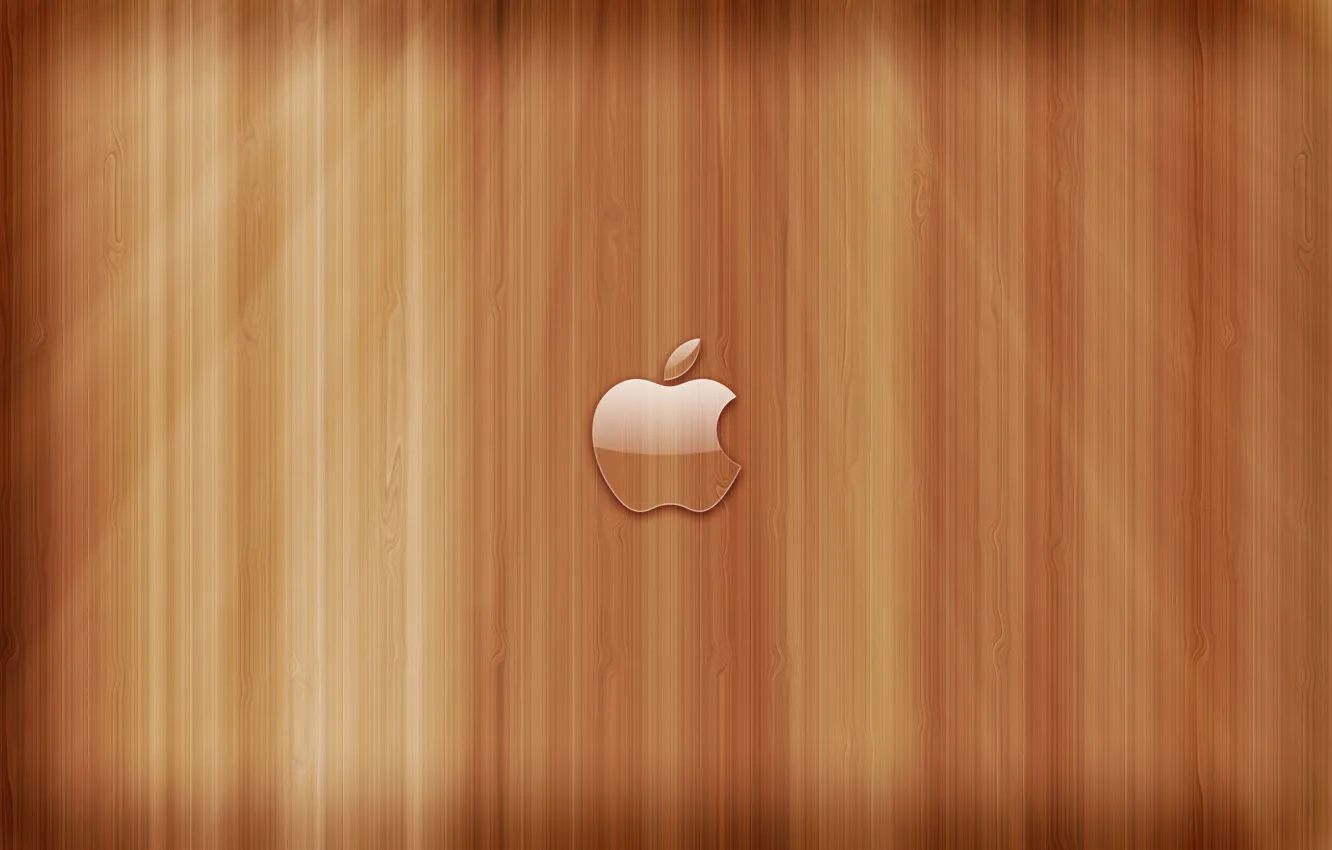 Photo wallpaper tree, apple, logo, mac