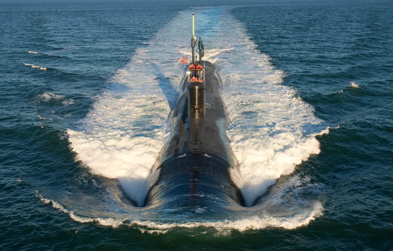 Photo wallpaper USA, submarine, atomic, USS North Dakota