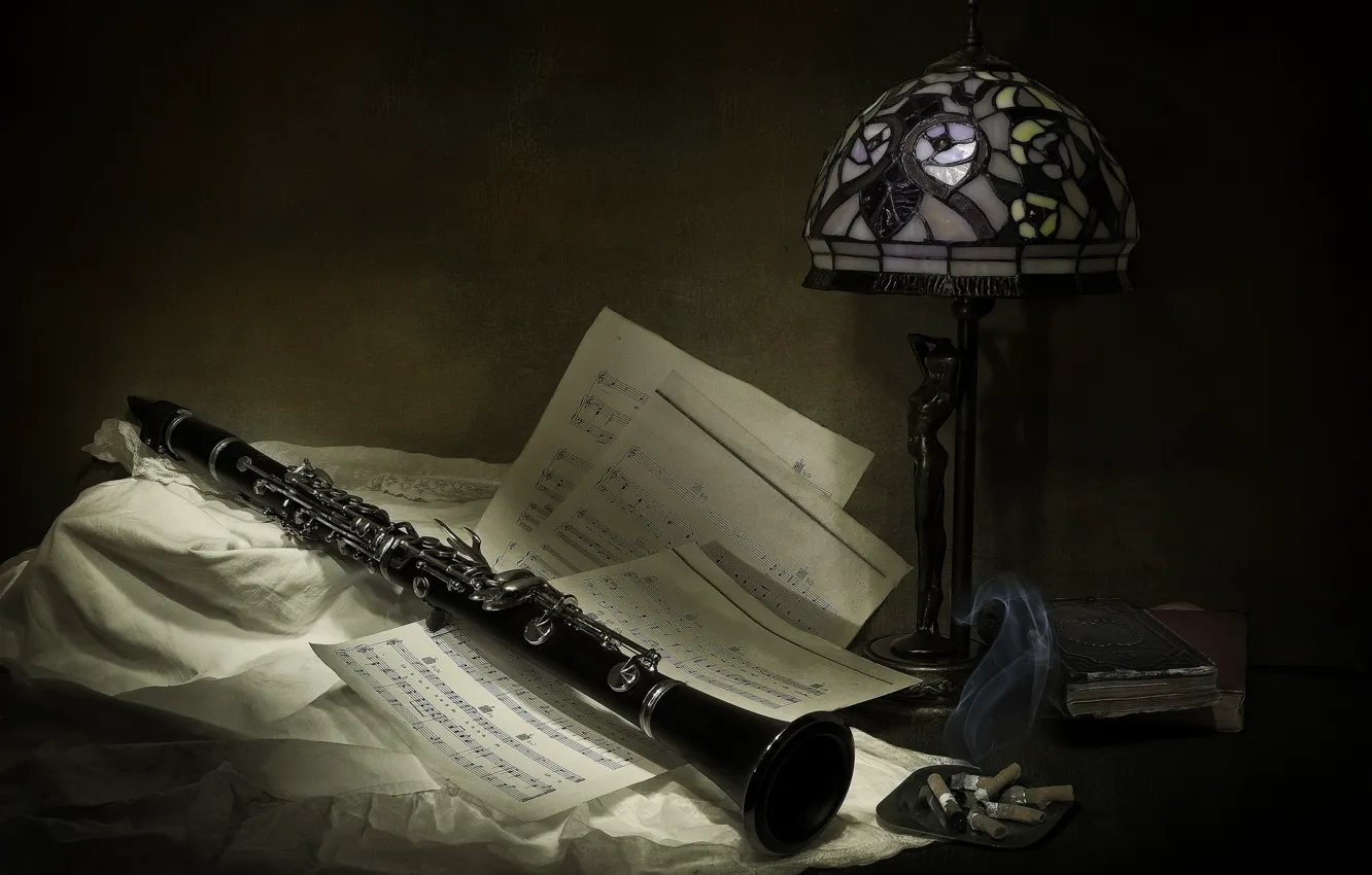 Photo wallpaper notes, music, tool