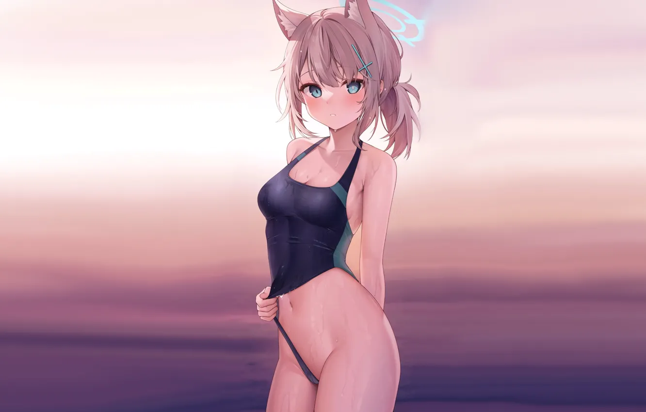 Photo wallpaper kawaii, girl, hot, sexy, boobs, anime, figure, pretty