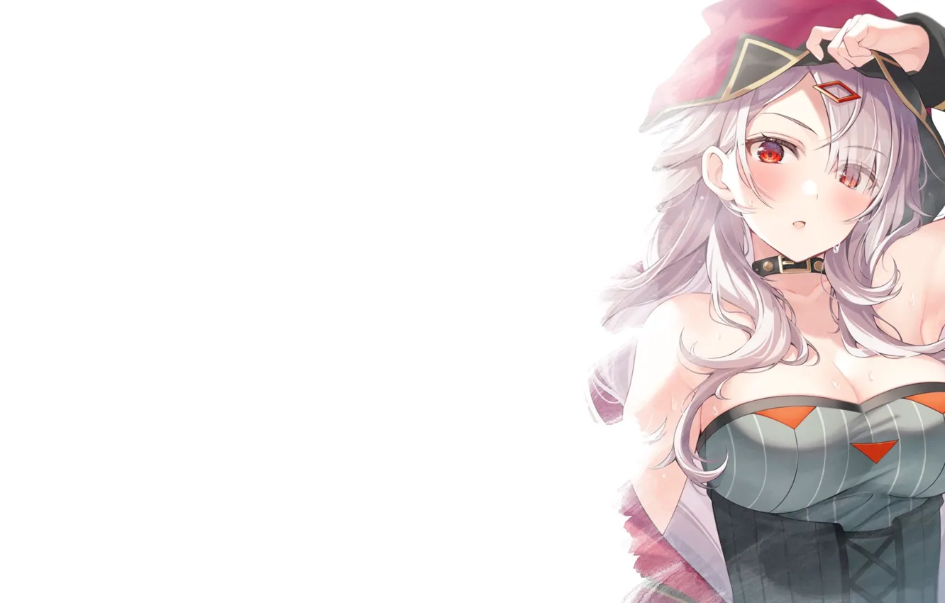 Photo wallpaper kawaii, girl, boobs, anime, babe, cute, oppai, hood