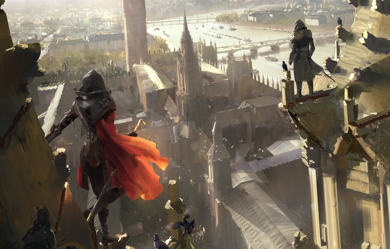 Photo wallpaper Assassins Creed, Ubisoft, Assassin, Syndicate, Syndicate, Jacob Fry, Evie Fry