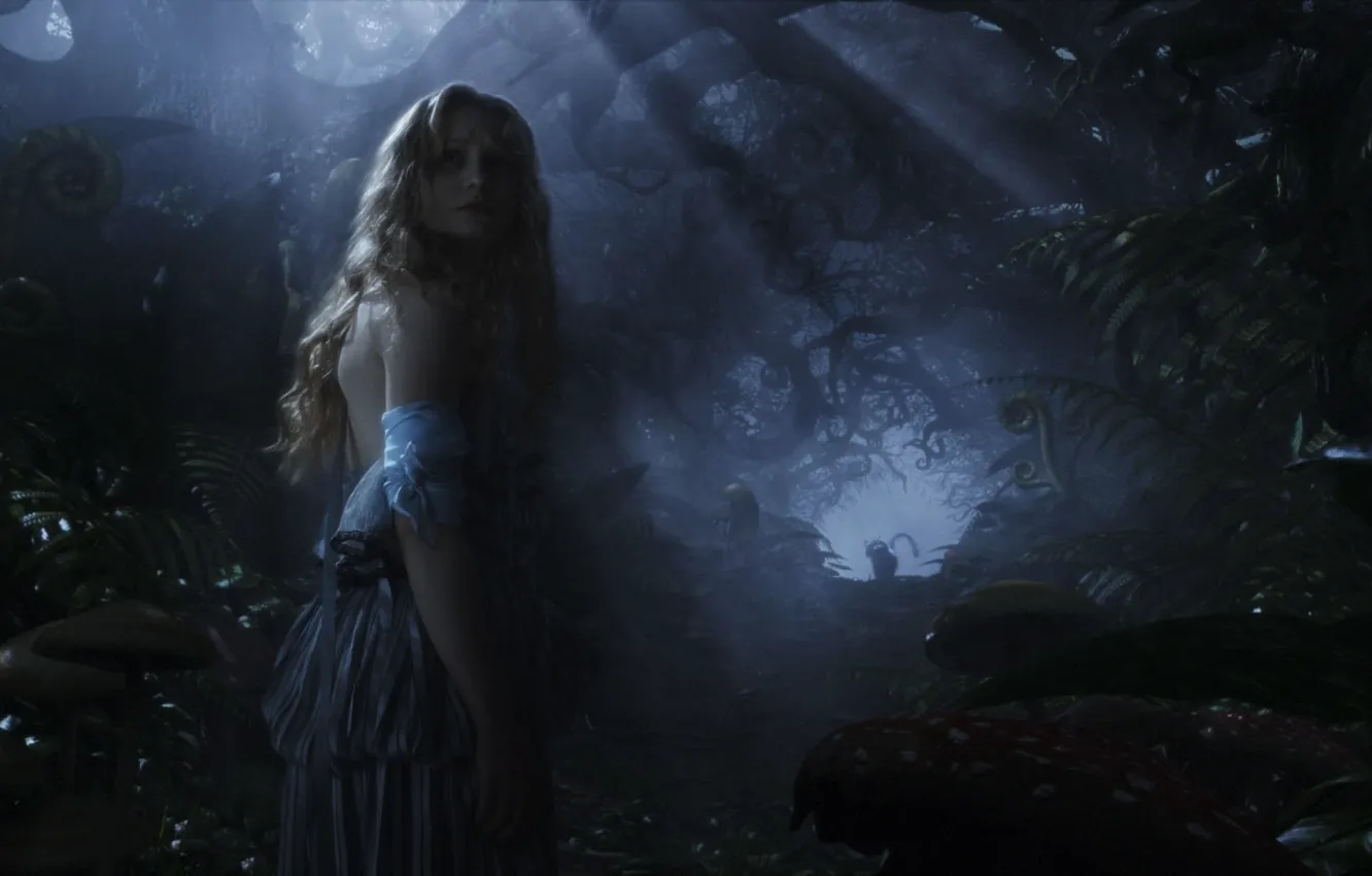 Photo wallpaper Alice, movie, mia wasilowska