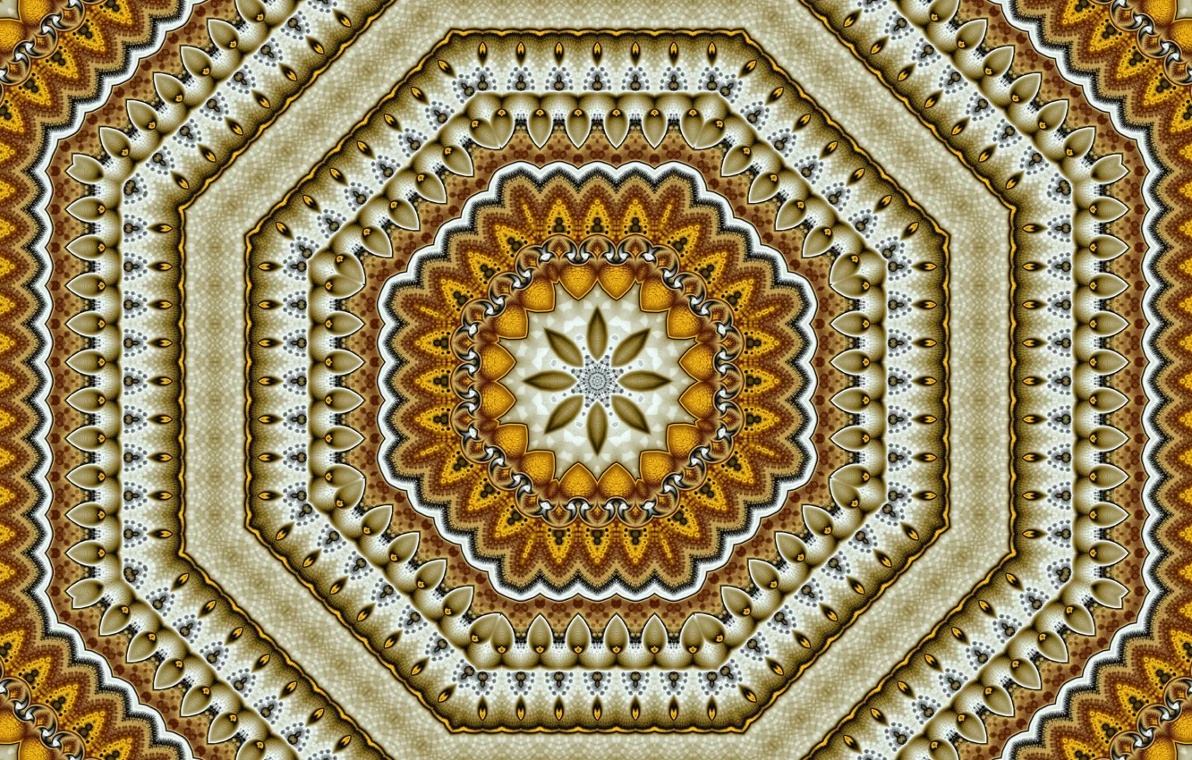 Photo wallpaper pattern, figure, brown