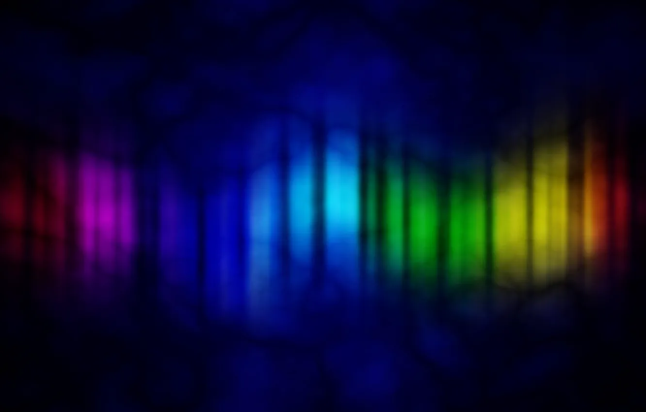 Photo wallpaper color, clouds, rays, night, abstraction, lights, strip, rainbow