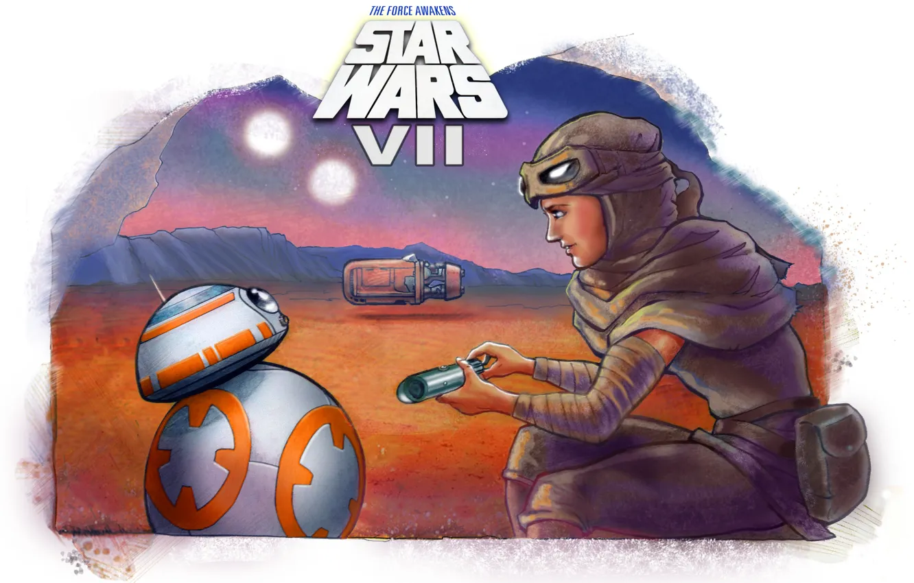 Photo wallpaper girl, Star Wars, Kira, droid, Star Wars: Episode VII - The Force Awakens, Star wars. …