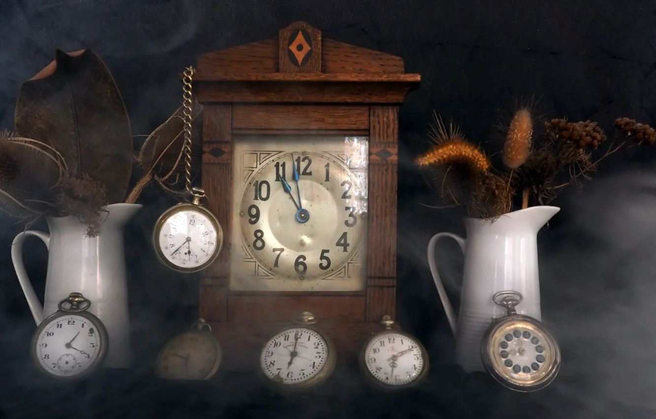 Photo wallpaper time, background, watch