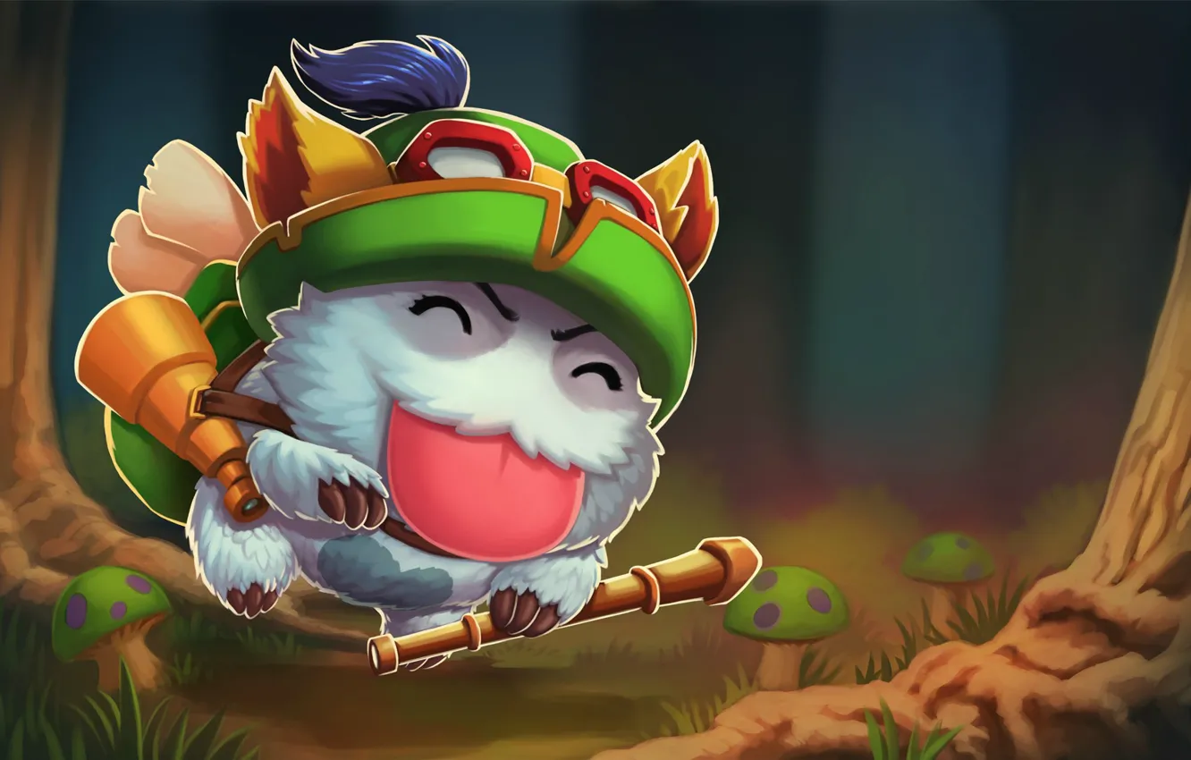 Photo wallpaper language, being, baby, art, ears, animal, League of Legends, League of legends