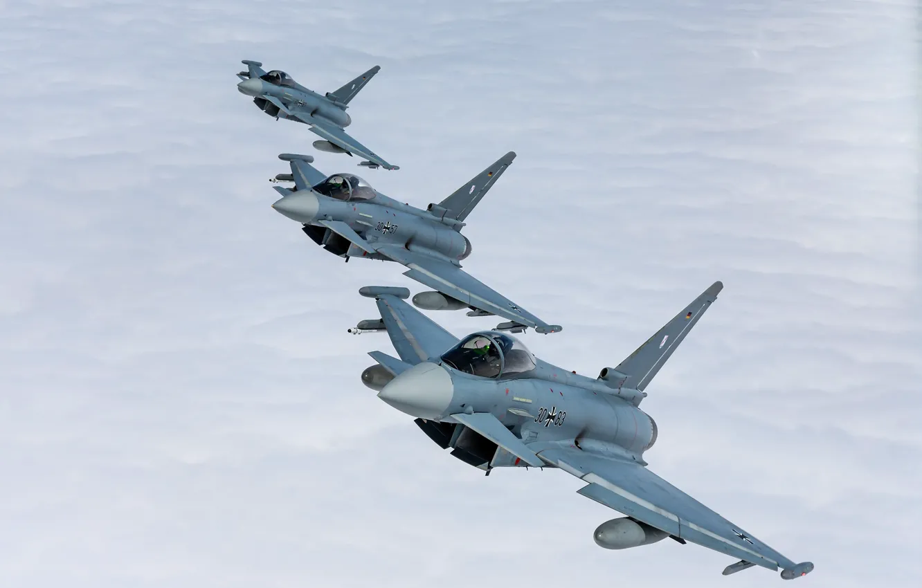 Photo wallpaper Air force, multi-role fighter, Typhoon, Eurofighter
