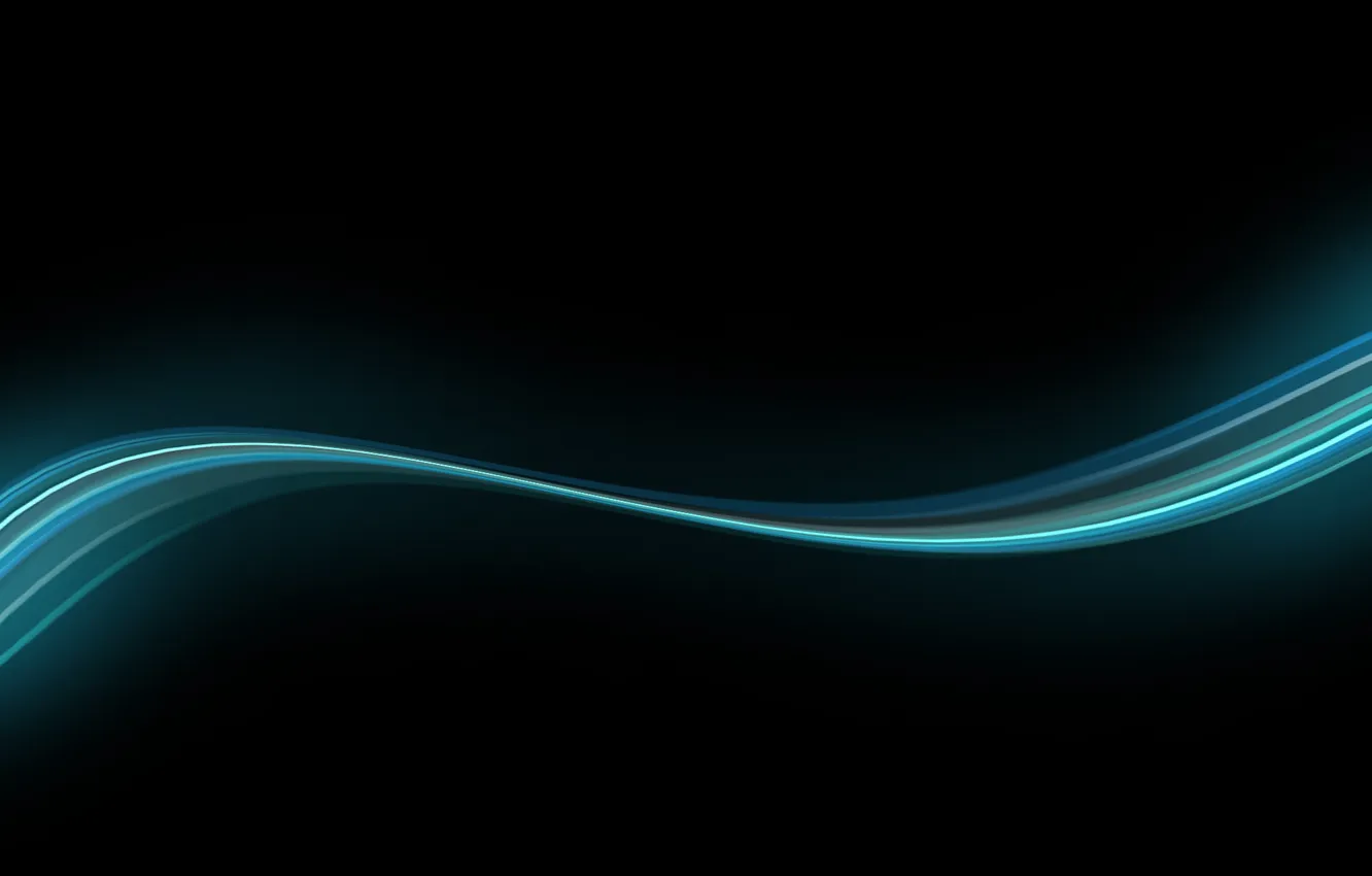 Photo wallpaper line, blue, black