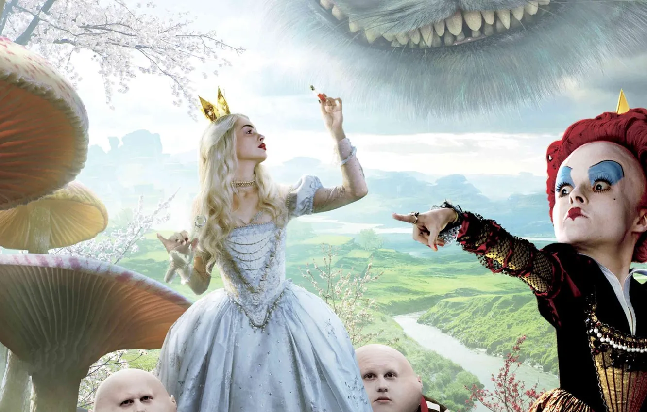 Photo wallpaper The Red Queen, ass in General, The white Queen