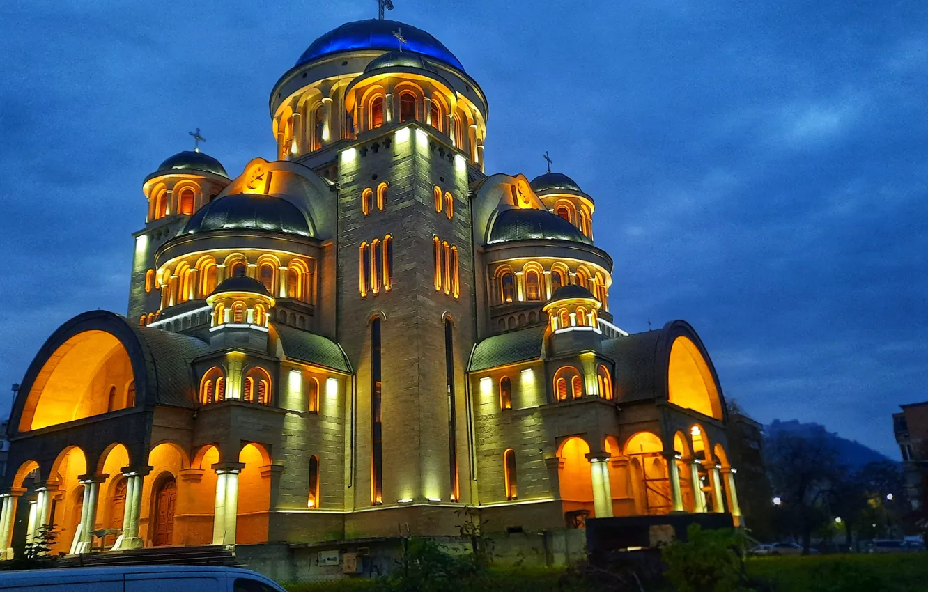 Photo wallpaper wallpaper, Romania, church, Deva