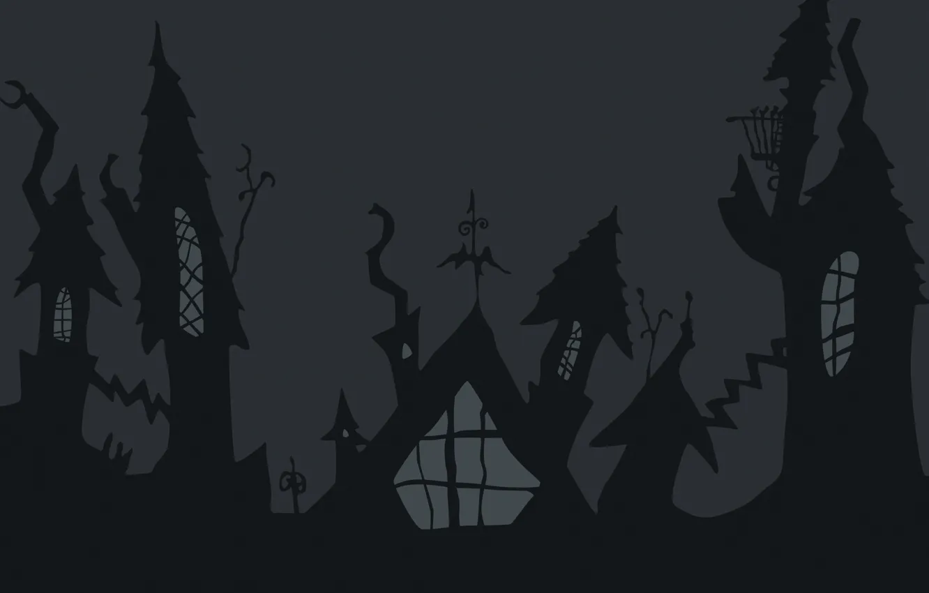 Photo wallpaper home, shadow, Halloween, Halloween