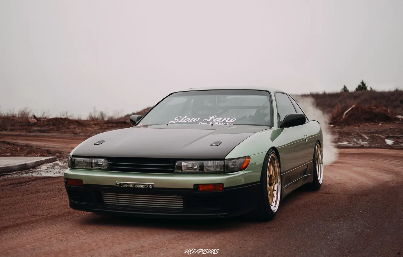 Photo wallpaper Japan, Silvia, Nissan, tuning, s13, Turbo, low, 200sx