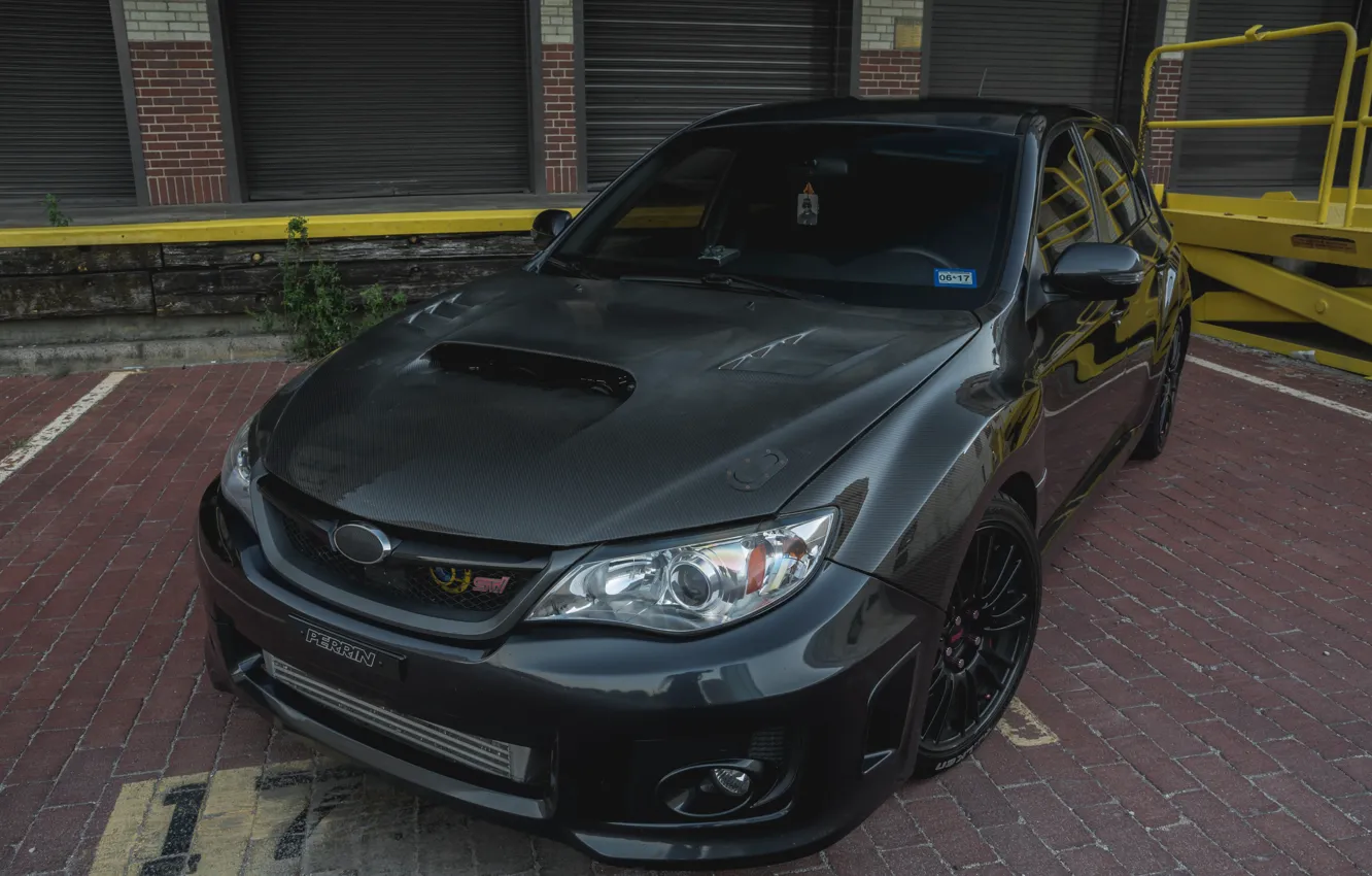 Photo wallpaper Subaru, Impreza, WRX, STI, Grey