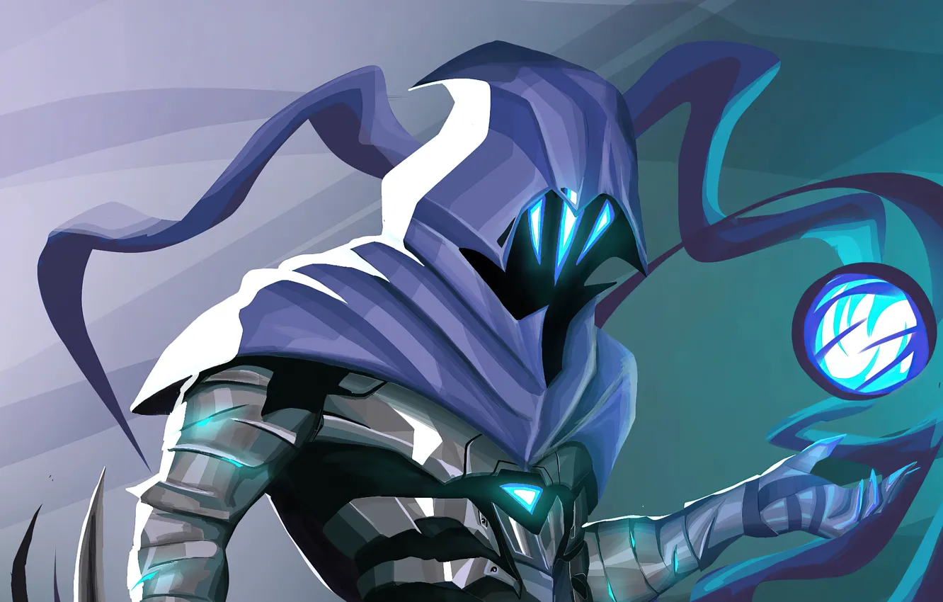 Photo wallpaper magic, the game, neon, being, Ghost, game, gesture, characters