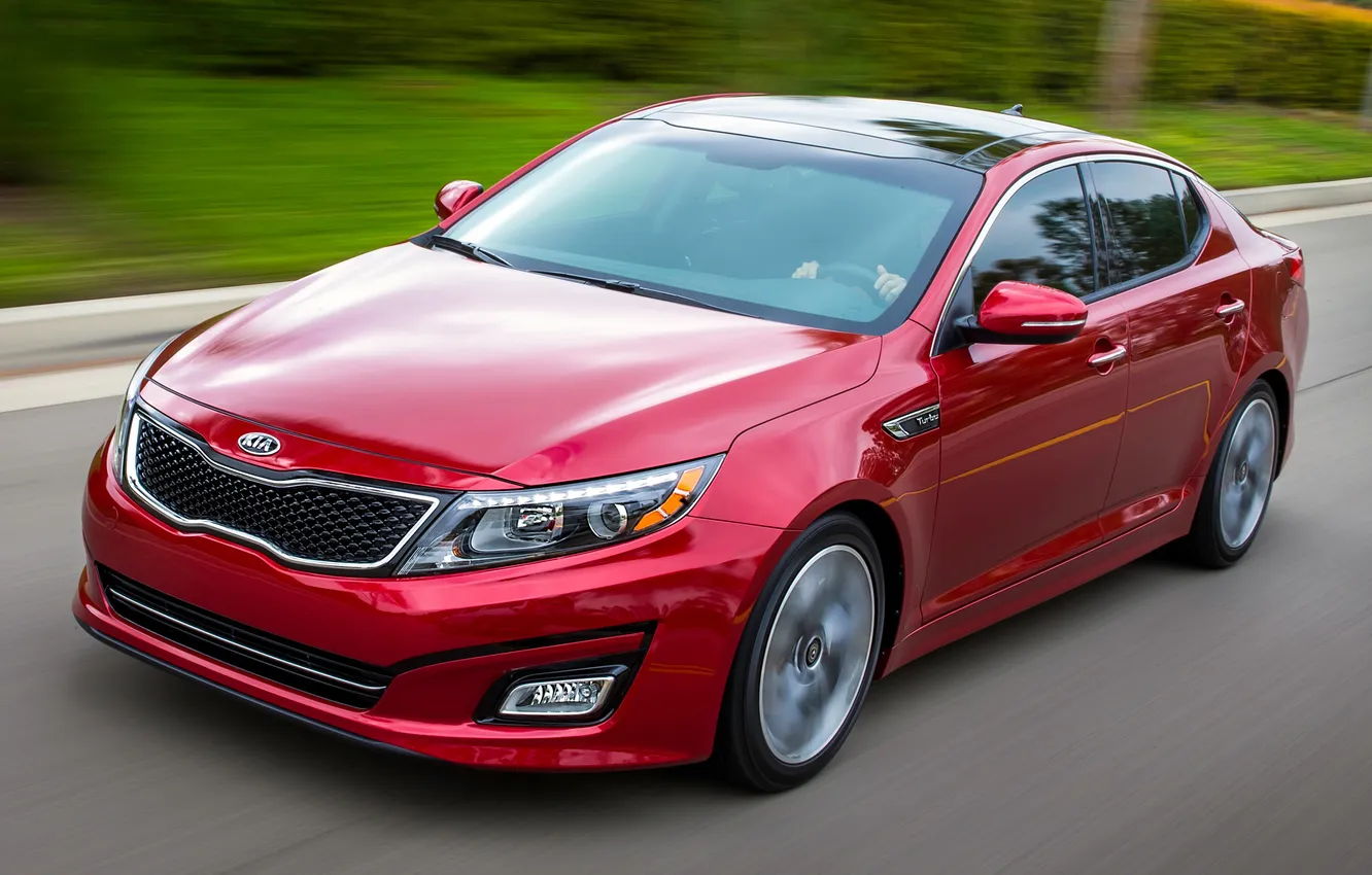Photo wallpaper auto, speed, Kia, Turbo, Kia, Optima, Optima