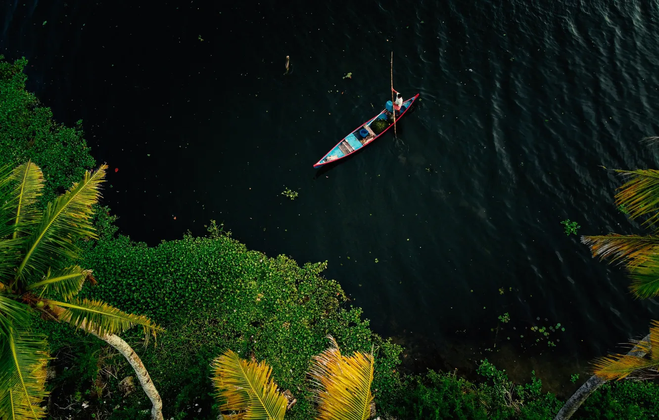 Photo wallpaper India, adventure, leisure, Kerala, Alappuzha